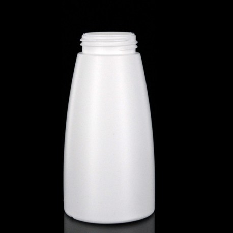 250 ml HDPE blanc fuselé