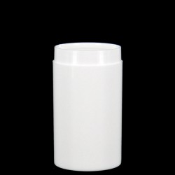 Flacon rond 15 ml blanc Micro